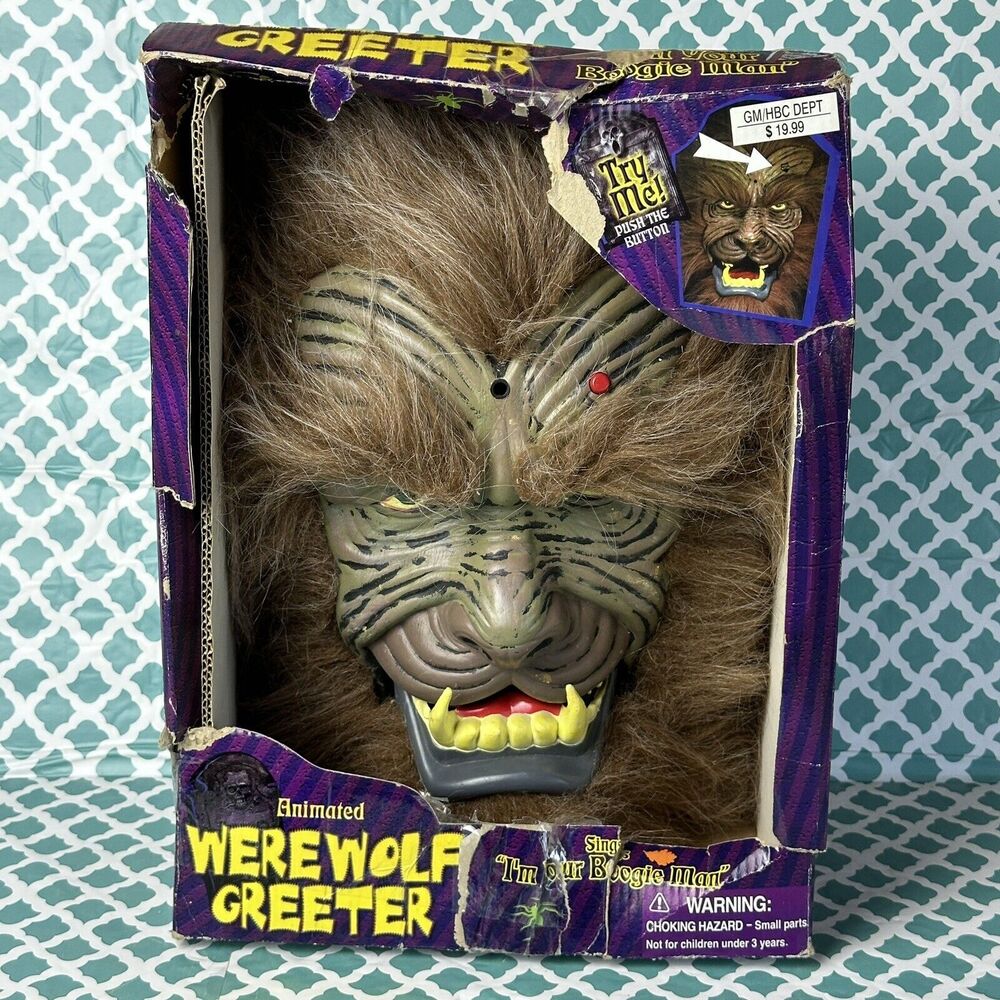 Gemmy Dept 13‎ Scareware Animated Werewolf Greeter I'm Your Boogie Man Tested
